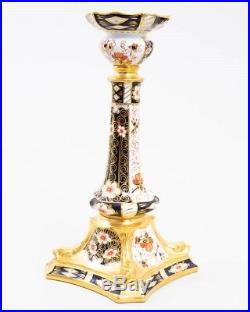 Royal Crown Derby'Traditional Imari' Bone China 10-3/8 Candlestick 2451
