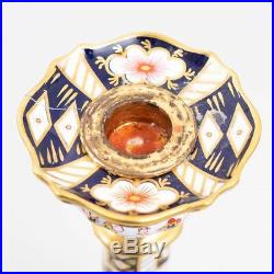 Royal Crown Derby'Traditional Imari' Bone China 10-3/8 Candlestick 2451