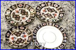 Royal Crown Derby Traditional Imari Bone China Plates Japanese Inspired Design