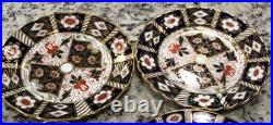 Royal Crown Derby Traditional Imari Bone China Plates Japanese Inspired Design