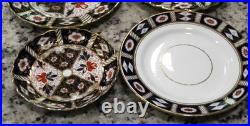 Royal Crown Derby Traditional Imari Bone China Plates Japanese Inspired Design