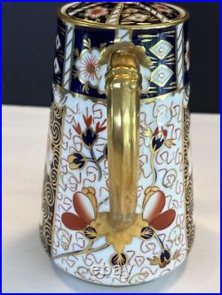 Royal Crown Derby Traditional Imari Coffee Pot With Lid