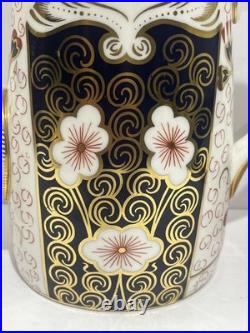 Royal Crown Derby Traditional Imari Coffee Pot with Lid, Creamer, Open Sugar Bowl