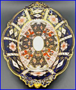 Royal Crown Derby Traditional Imari Footed Dish For Tiffany & Co