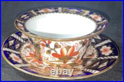 Royal Crown Derby/ Traditional Imari /Ramekin & Saucer/2451/ Set Of 2/England