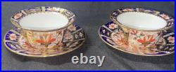 Royal Crown Derby/ Traditional Imari /Ramekin & Saucer/2451/ Set Of 2/England