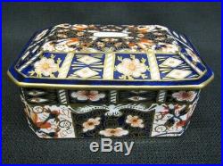 Royal Crown Derby Traditional Imari Rectangular Box with Lid Tiffany & Co. #2451