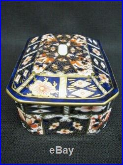 Royal Crown Derby Traditional Imari Rectangular Box with Lid Tiffany & Co. #2451