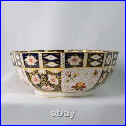 Royal Crown Derby Traditional Imari Salad Octagonal Bowl 27 cm