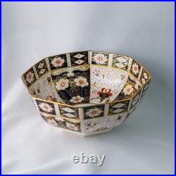 Royal Crown Derby Traditional Imari Salad Octagonal Bowl 27 cm