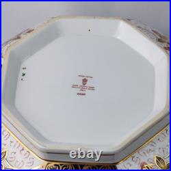 Royal Crown Derby Traditional Imari Salad Octagonal Bowl 27 cm