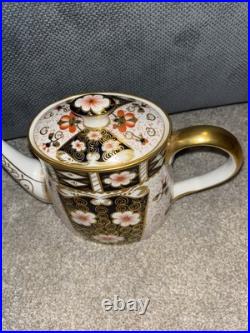 Royal Crown Derby Traditional Imari Tea Pot With Lid Royal Crown Derby Traditional Imari Tea Pot With Lid