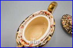 Royal Crown Derby Traditional Imari Teapot and Lid Crazing READ- FREE USA SHIP