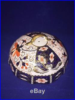 Royal Crown Derby Traditional Imari Variation Round 8.5 Vegetable Covered Dish