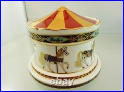 Royal Crown Derby Treasures Of Childhood Carousel Money Box 2006