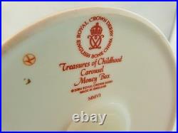 Royal Crown Derby Treasures Of Childhood Carousel Money Box 2006