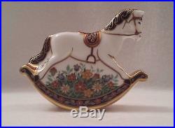 Royal Crown Derby Treasures of Childhood ROCKING HORSE Paperweight / Figurine