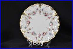 Royal Crown Derby Trio Royal Antoinette Cup Saucer Plate Bone China