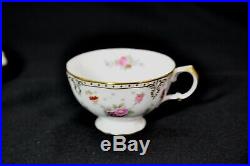 Royal Crown Derby Trio Royal Antoinette Cup Saucer Plate Bone China