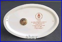 Royal Crown Derby Unicorn Bone China Paperweight Gold Stopper Limited Edition