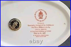 Royal Crown Derby Unicorn Bone China Paperweight Gold Stopper Limited Edition