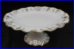 Royal Crown Derby VINE GOLD 10 Oval Compote Bone China A775 GREAT CONDITION