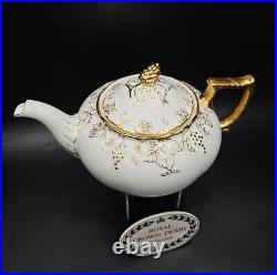 Royal Crown Derby VINE GOLD Teapot & Lid MINT Bone China