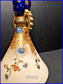 Royal Crown Derby Vase Hand Painted Colbalt & Gold Imari Colors 1891