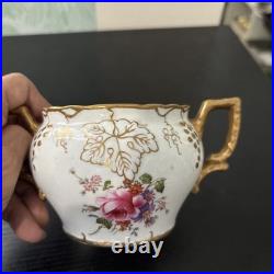 Royal Crown Derby Vine, Florals Sugar Bowl, 3 Tall with Lid
