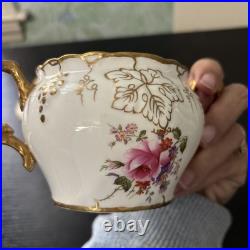 Royal Crown Derby Vine, Florals Sugar Bowl, 3 Tall with Lid