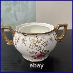 Royal Crown Derby Vine, Florals Sugar Bowl, 3 Tall with Lid