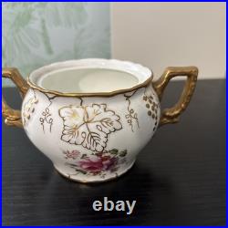 Royal Crown Derby Vine, Florals Sugar Bowl, 3 Tall with Lid