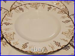 Royal Crown Derby Vine Gold Set Of 10 10 3/8'' W