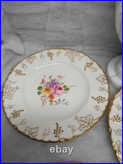 Royal Crown Derby Vine Pattern 6-8 1/4 in salad Plates (excellent condition)