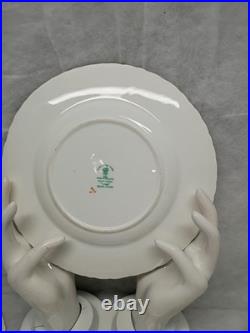 Royal Crown Derby Vine Pattern 6-8 1/4 in salad Plates (excellent condition)