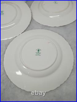 Royal Crown Derby Vine Pattern 6-8 1/4 in salad Plates (excellent condition)