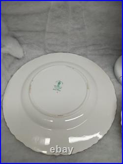 Royal Crown Derby Vine Pattern 6-8 1/4 in salad Plates (excellent condition)