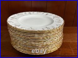 Royal Crown Derby Vine bone china dinner set of 16, excellent