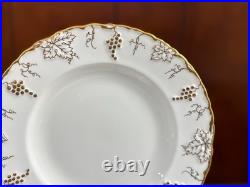 Royal Crown Derby Vine bone china dinner, set of 16, excellent