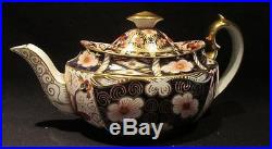 Royal Crown Derby Vintage Imari Oval Tea Pot #2451 A Mark