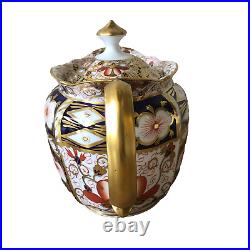 Royal Crown Derby Vintage Traditional Imari 2451 Teapot