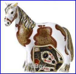 Royal Crown Derby Welsh Cob Paperweight Limited edition of 500