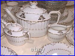 Royal Crown Derby Wentworth China Set 148 Pieces 1947-49 Vintage. E36