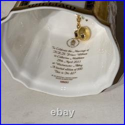 Royal Crown Derby William Catherine Wedding Bell Ltd500 Prince Princess