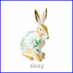 Royal Crown Derby Winter Hare Paperweight