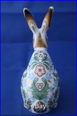 Royal Crown Derby Winter Hare Paperweight New / Boxed