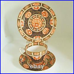 Royal Crown Derby antique1878-82 Imari Trio Tea cup Saucer plate Museum Quality