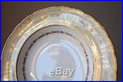 Royal Crown Derby for Tiffany & Co. #7579 Gold Rim Soup Bowls, Set of (11)