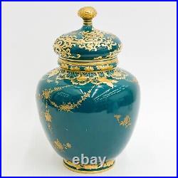 Royal Crown Derby for Tiffany & Co Hand Painted Porcelain Lidded Urn 1894