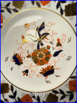 Royal Crown Derby for Tiffany Twelve 10 1/2 Asian Rose Dinners ExcCond FreeShip